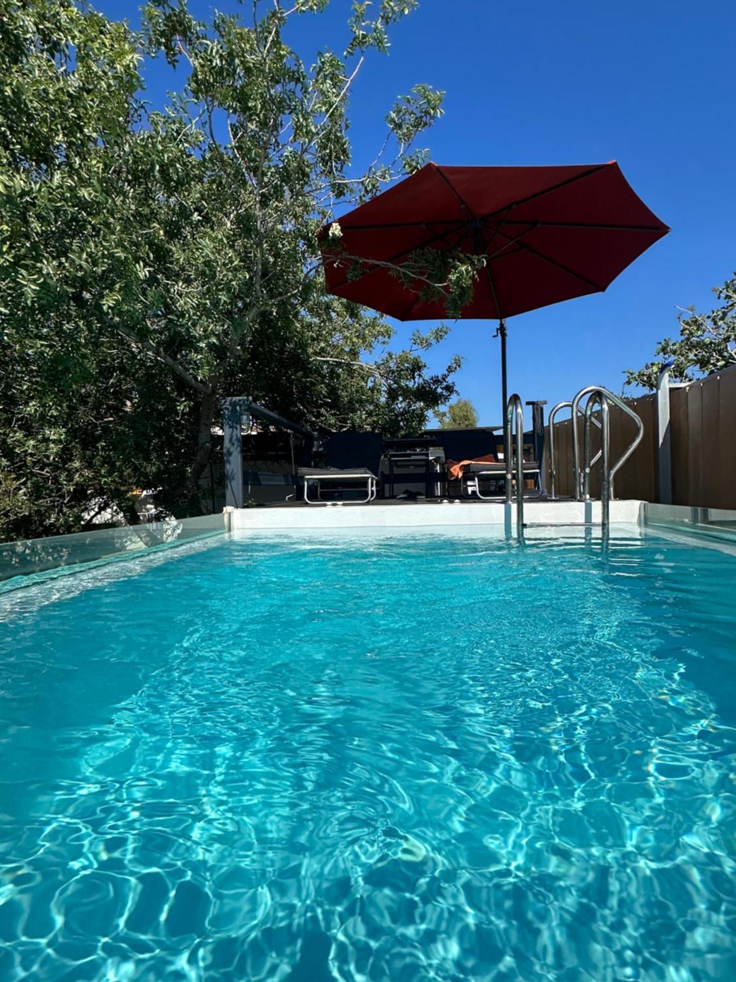 Solmar Aegina With Private Pool - Jacuzzi Apartment Khloi Bagian luar foto